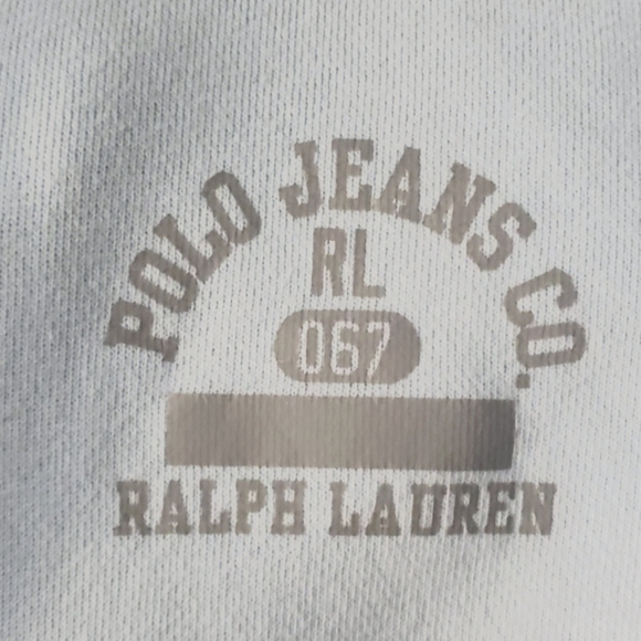 Ralph Lauren Light Blue Hooded Sweatshirt Sz M - Picture 2 of 5